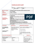 Planificación de clase de inglés sobre actividades de ocio