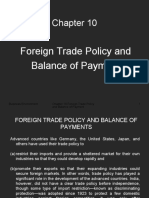 Foreign Trade Policy and Balance of Payment