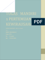 TUGAS 1 MANDIRI 1 Dan 2 PERTEMUAN 3 BELA RAHMA S