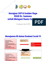 Kesiapan Sumber Daya & SOP RSUD Dr. Soetomo Untuk Melayani Kasus Covid-19