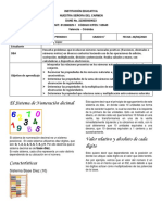 Guía Matemáticas 6° Grado