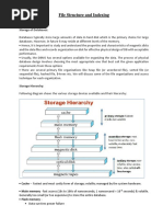 File Structure and Indexing