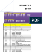 Acc JADWAL KULIAH SEMESTER GENAP Final