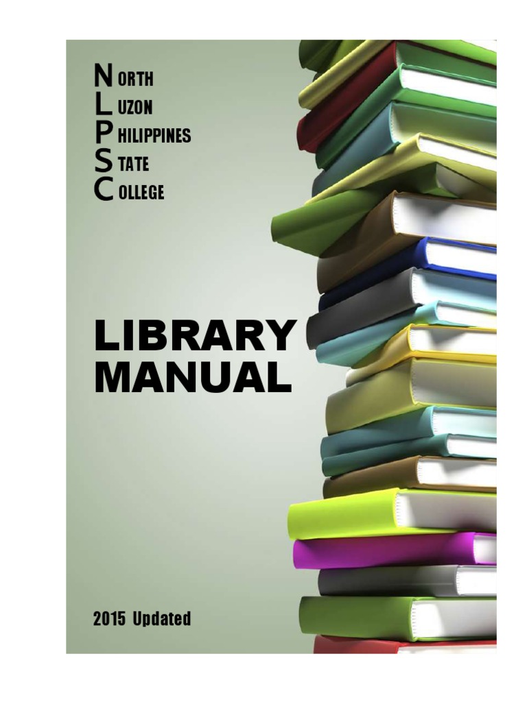 N L P S C: Library Manual | PDF | Libraries | Librarian