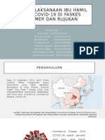 Penatalaksanaan Ibu Hamil PDP Covid-19 Di Faskes Primer Dan Rujukan