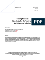 AMTSO Testing Protocol Draft - May 2018