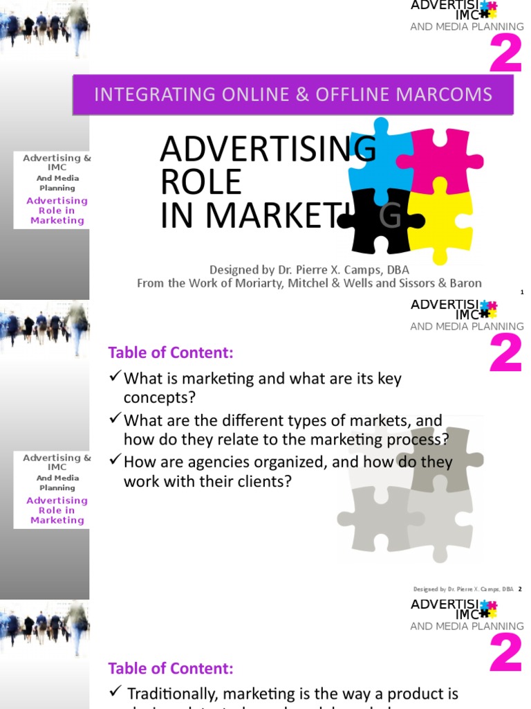 PPT2 MK549E Advertising Role in Marketing | PDF | Brand | Marketing