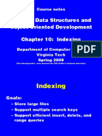 CS2606: Data Structures and Object-Oriented Development Chapter 10: Indexing