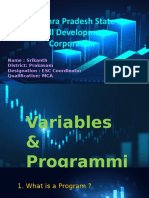 Variable& Programming ppt1