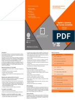 Brochure Gestion y Gerencia Del Turismo Sostenible PDF