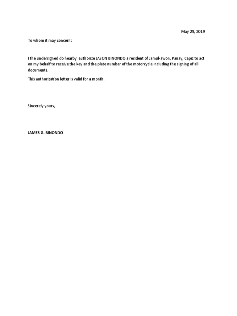 AUTHORIZATION | PDF