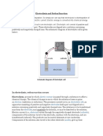 Electrodes: Electrolysis and Redox Reaction