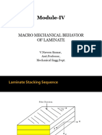 Module-IV: Macro Mechanical Behavior of Laminate
