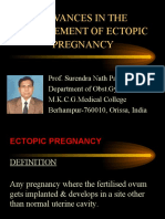 Advances in The Management of Ectopic Pregnancy