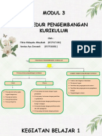 Modul 3 Prosedur Pengembangan Kurikulum