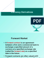 Currency Derivatives: Forward, Futures, and Options Markets