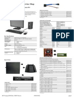 Illustrated Parts & Service Map: HP Compaq 8300 Elite Business PC Ultra Slim Desktop