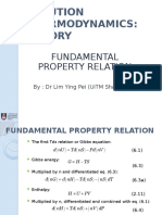 Solution Thermodynamics: Theory: Fundamental Property Relation