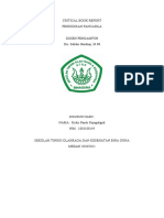 CRITICAL BOOK REPORT RCR 20.4.2020