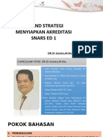 DR DR Sutoto MKes - TIP Dan STRATEGI SNARS ED 1
