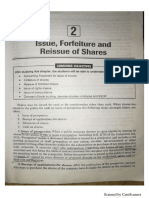 issue, forfeiture and reissue of equity shares