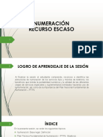 Numeración Recurso Escaso