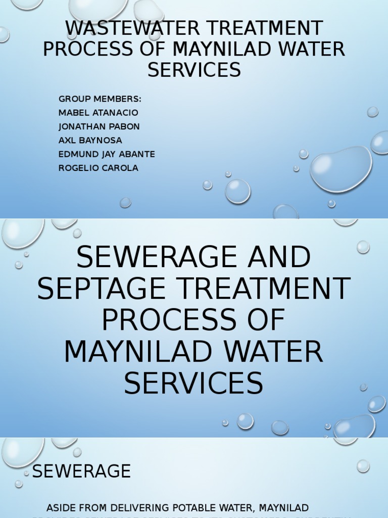 maynilad water treatment process
