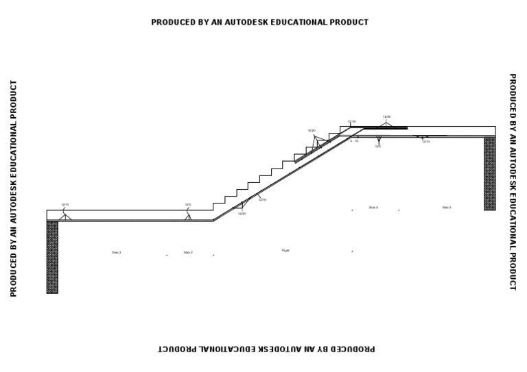 An overview of slabs and flights produced using autodesk educational
