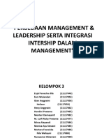 Integrasi manajer dan leader ship