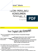 Pertemuan 4, 5 Prilaku Konsumen