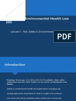 5 2018 Safety and Environmental Health Law 265
