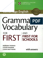 Cambridge English Grammar and Vocabulary For FCE PDF