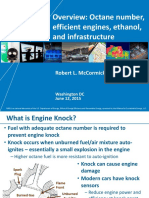 Overview: Octane Number, Efficient Engines, Ethanol, and Infrastructure