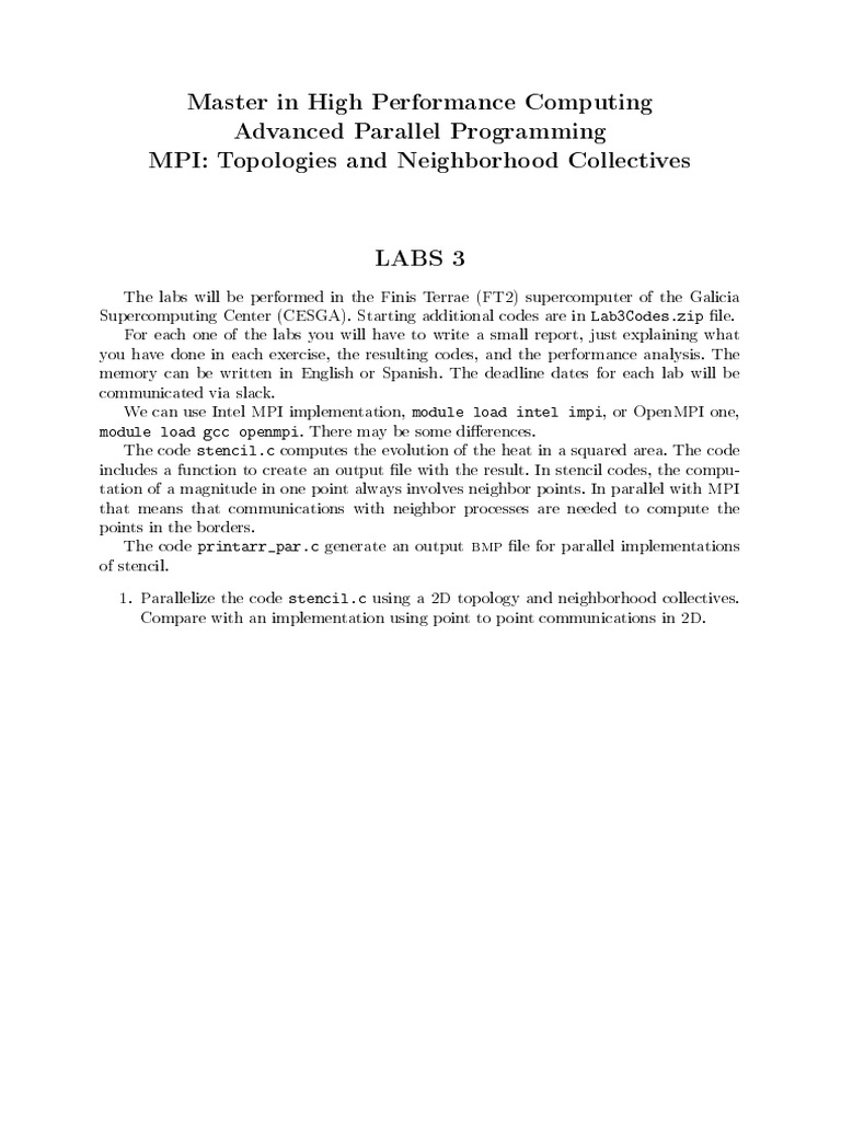 MPI Parallel Programming in Python | PDF
