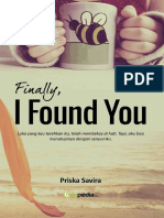 Finally, I Found You by Priska Savira PDF