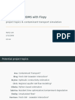 MODFLOW-MT3DMS With Flopy: Project Topics & Contaminant Transport Simulation