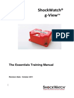 Shockwatch® G-View: The Essentials Training Manual