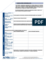 Plantilla AOTA Perfil Ocupacional y Pautas de Evaluación PDF