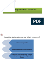 Organizing Business Companies Organizing Business Companies: Disiplin, Bermutu, Kreatif, Dan Inovatif