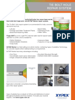 Tie Bolt Hole Repair System