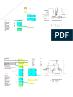 stability sheet for various RW