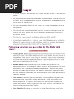 Unit-5 Datalink Layer