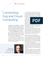 Connecting Fog and Cloud Computing