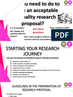 Guidelines Research Proposal Format PPT 221118 PDF