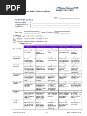 GTGC-RID-OP-FRM-24 Employee Annual Evaluation
