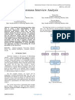 Asynchronous Interview Analysis