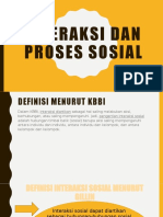 Interaksi Dan Proses Sosial