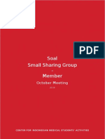 Small Sharing Group - Member Soal: October Meeting