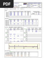 Spreadsheets To BS 8110: L (M) H (MM) BW (MM) HF (MM) Type BF (MM)