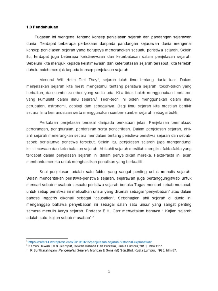 Pengantar Sejarah Assignment Pdf